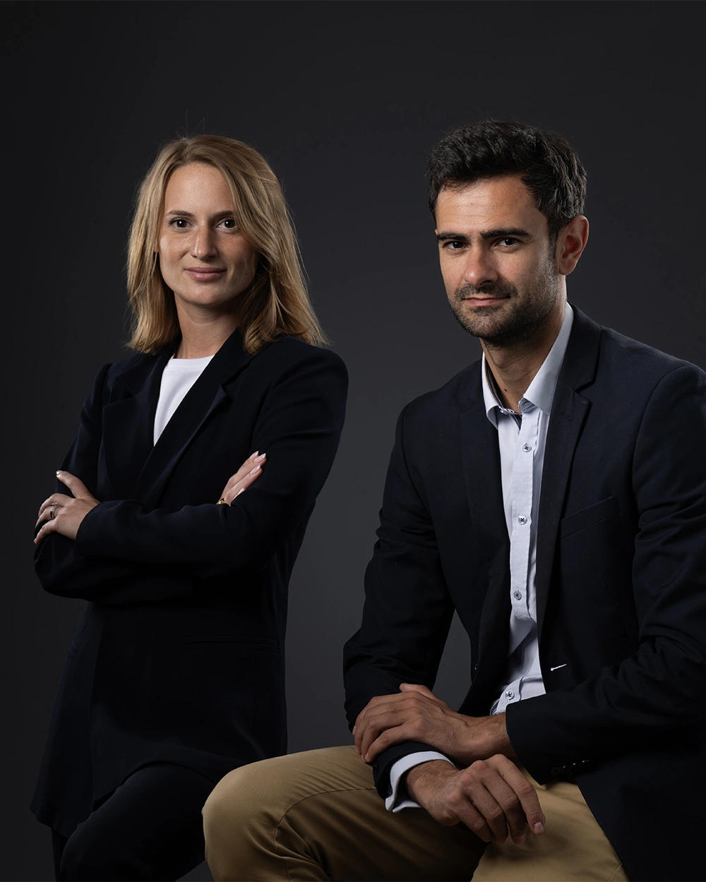 Mathilde Ignatoff et Romain Boulet, associés fondateurs de Saint-Côme Avocats