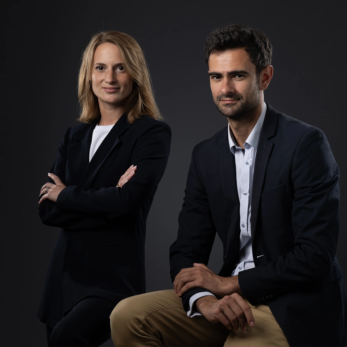 Mathilde Ignatoff et Romain Boulet, associés fondateurs de Saint-Côme Avocats